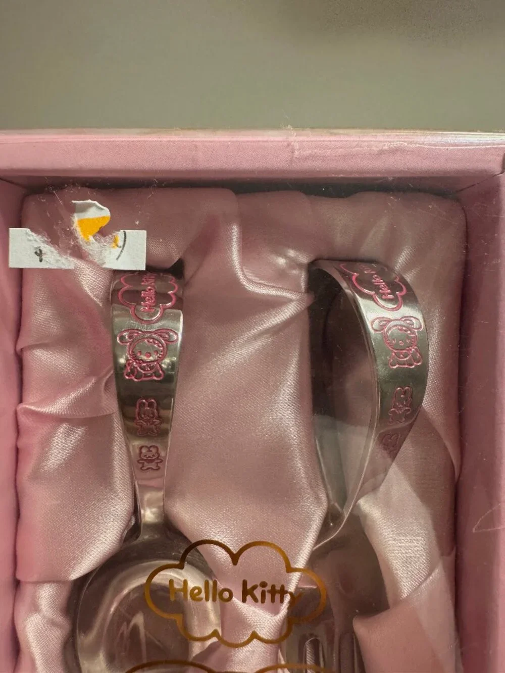 2000 Vintage Hello Kitty Baby Utensil Gift Set